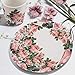 PartyFun 100PCS Party Paper Goods for Adults Mother's Birthday Party for Women Includes Disposable Plates, Cups, Napkins, For Tea Party, Weddings, Birthdays, Baby Shower and Anniversary, for 25 Guests
