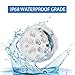 KINGWILL LED Submersible Lights, 16 Colors Changing Underwater Lights, Battery Powered Pond Lights with IR Remote Controller, Waterproof Light for Hot Tub, Fountain, Pond, Fish Tank, Aquarium, 2 Packs