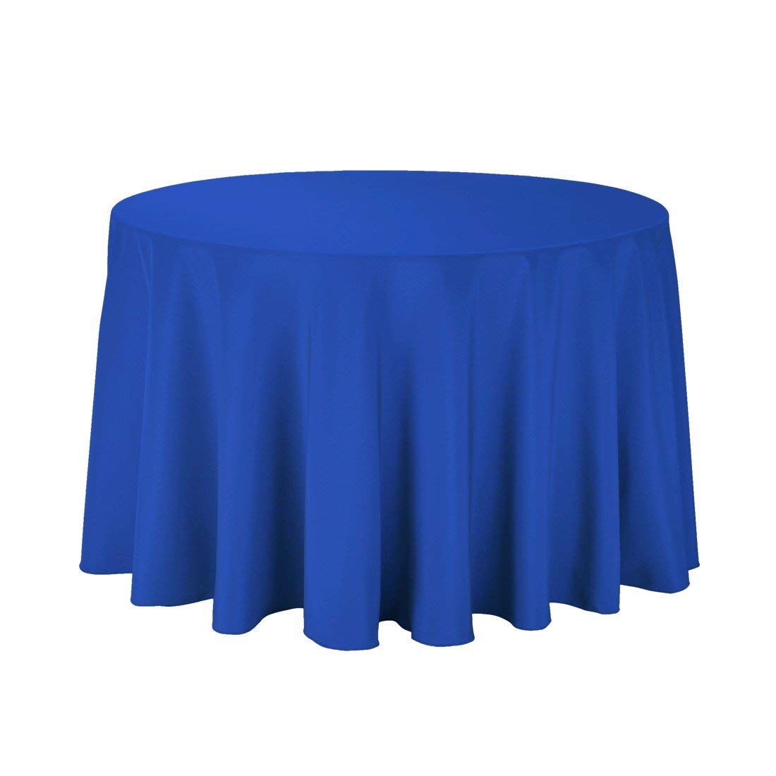 Best round table cloth royal blue