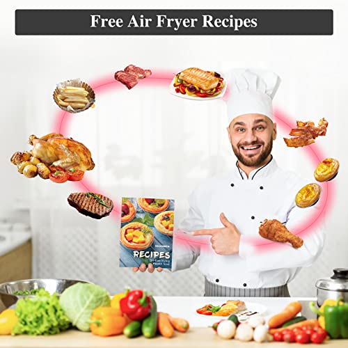 SHANBEN 7 Quart Air Fryer Pro Max, 12in1 XL Large Airfryer oven
