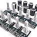 Seloky 10pcs Rotary Encoder Module KY-040 for Arduino Compatible Brick Sensor Switch Development Board（With 10 black knobs and Threaded）
