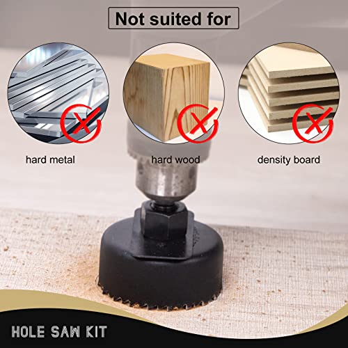 JOHOUSE Hole Saw Kit, 24PCS Hole Saw Set 3/4\