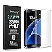 BONUM Galaxy S7 Edge Screen Protector,HD Clear Full Coverage Error Proof Bubble-Free Curved Tempered Glass Screen Protector for Galaxy S7 Edge(Clear)