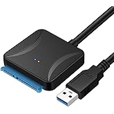 LIUIIVIRI SATA to USB 3.0 Adapter External Hard Drive Cable 2.5" SSD/HDD HDD Reader (1)