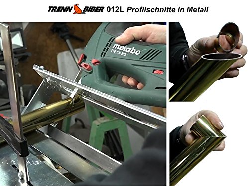Sägetisch Trenn-Biber 012LK -1 + Sägeblätter von Metabo Bosch Makita +1 langes T-Schaft Stichsägeblätter für Stichsägen… – Bild 8