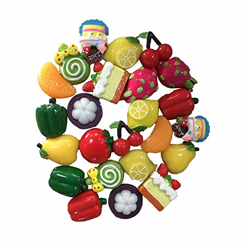 Creative Vegetables fruits Fridge Magnet Resin Refrigerator Magnets Set (22 pcs)