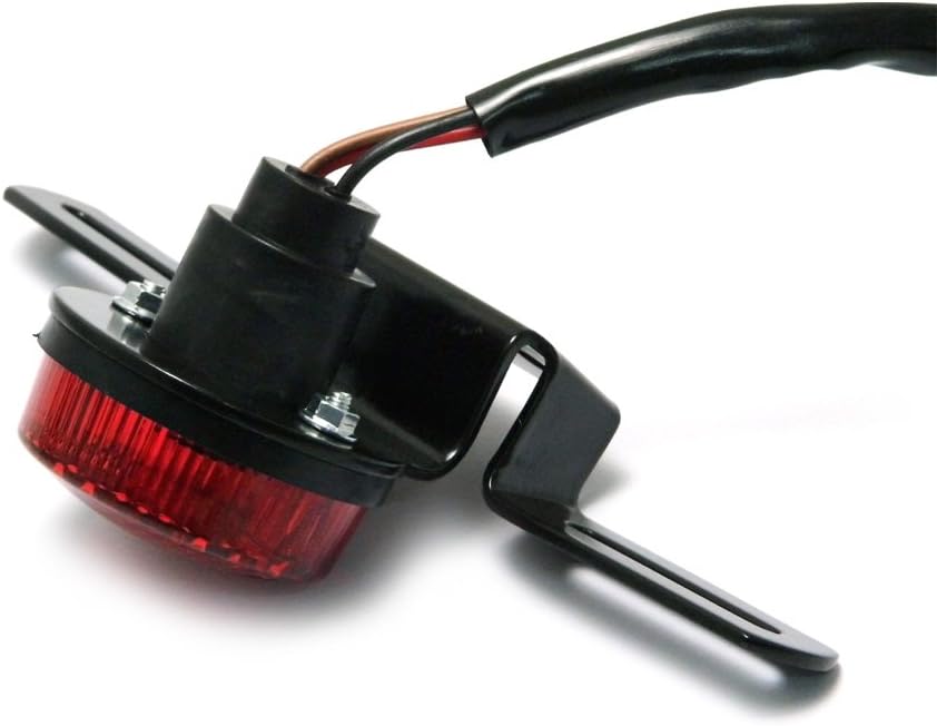 Alchemy Parts Motorbike LED Stoplight Taillight for Retro Cafe Racer Scrambler Custom Project Bike, Black - Image 5