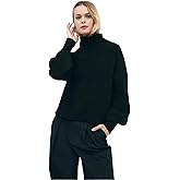 NAADAM Womens Luxe Cashmere Oversized Turtleneck