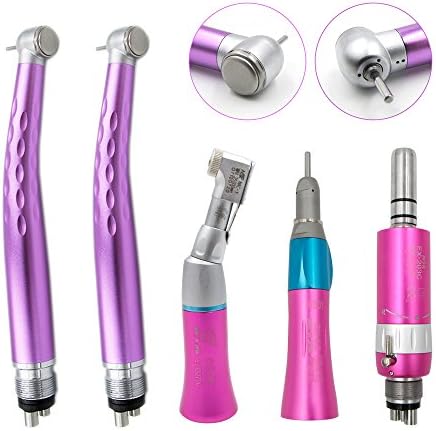 Low High Speed Hand Tool Set Push Button 4 Holes (Purple&amp;Pink)