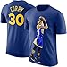 Steph Curry Jersey Style T-shirt Kids Curry Blue T-shirt Gift Set Youth Sizes ✓ Premium Quality ✓ Lightweight Breathable Fabric ✓ Basketball Backpack Gift Packaging