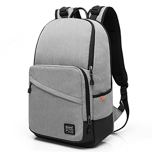 MOCA Polyester 15.6 Grey Laptop Backpack