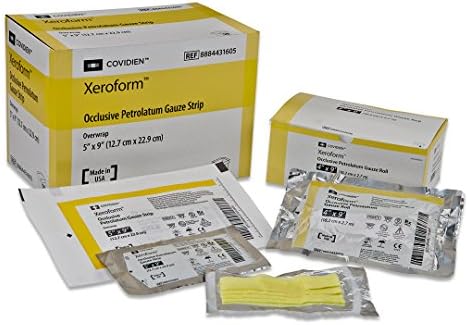 COVIDIEN Xeroform Occlusive Petrolatum Overwrap Dressing Gauze 5 X 9 (#8884431605, Sold Per Piece) by Xeroform