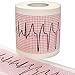 EKG Rhythm Strip BLS Cardiology ICU Nurse EMT Gift Code Brown Toilet Paper