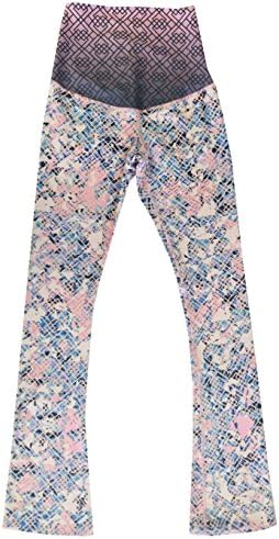Appleletics Women's Unique Multi-Patterned Maternity Flare Yoga Pants (Medium, Retro Oriental)