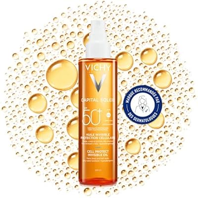 Capital Soleil Huile Solaire SPF50+ Visage Corps Cheveux 200ml