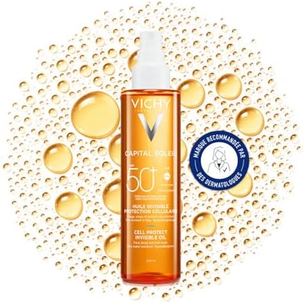 Capital Soleil Huile Solaire SPF50+ Visage Corps Cheveux 200ml