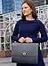 Desk and Wall Paper Organizer - 9 Letter Size Pocket File Folders - Durable Organizational Chart Transforms Into Portable Briefcase - Eco Friendly Space Saver - Satisfaction Guarantee (Black)