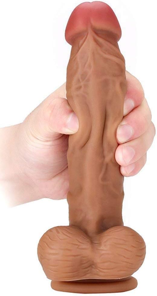 8inch Realistic Cook with Suction Cup for Woman Women CoupleJXK2