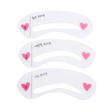 Digital Shoppy 3 piece eyebrow stencils eyebrows shaper