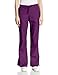 Cherokee Women's Flare Leg Drawstring Scrub Pant, Eggplant, X-Large