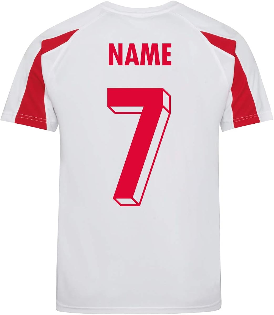 personalised england football shirt