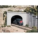 Woodland Scenics C1256 HO Concrete Double Tunnel Portal