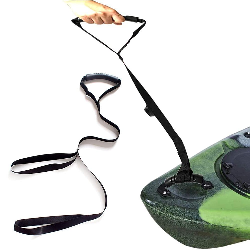 Tumnea Kayak paddle rope, boat safety line, adjustable canoe tow handles, boat standing rope, SUP pull cord, kayak stand aid, pulling accessories