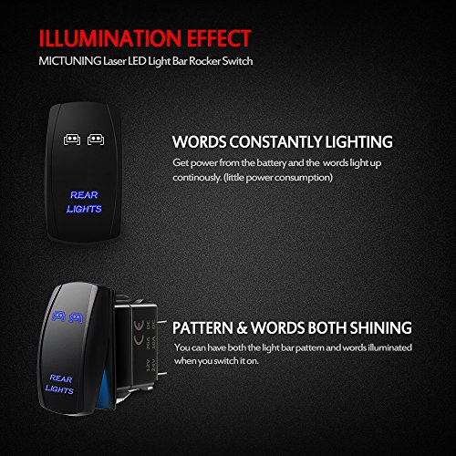 2 MICTUNING+MIC+LSR12+Lights+Rocker+Switch