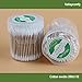 Valleycomfy Wooden Stick Cotton Swabs/Qtips(200CTx2) - Double Tipped With Finest Quality Cotton Heads- Multipurpose, Safe, Highly Absorbent & Hygienic