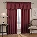 Eclipse Canova Blackout Thermaback Window Valance Curtains for Kitchen or Bathroom, 42