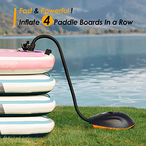 ALBINA Rechargeable Paddle Board Pump 20 PSI Powerful Electric Paddleboard Pump for 45 Boards