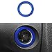 TopDall Audio Speaker Engine Auto Press Start Ignition AC Climate Knob Ring Sticker Compatible for Honda Civic