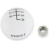 Hurst 1630040 Classic 6-Speed Knob , White