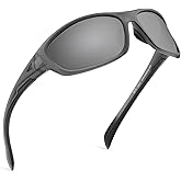 KastKing Hiwassee Polarized Sport Sunglasses for Men and Women, Wrap Sunglasses for Fishing Cycling and Running,UV Protection