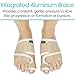 Vive Bunion Brace (Pair) - Big Toe Corrector Straightener with Splint - Hallux Valgus Pad, Joint Pain Relief, Alignment Treatment - Orthopedic Sleeve Foot Wrap Support for Men and Women (Beige)