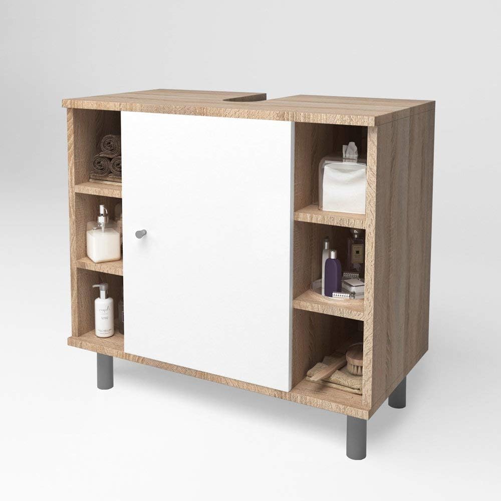 Vicco Fynn Vanity Unit Sonoma Oak 60 cm