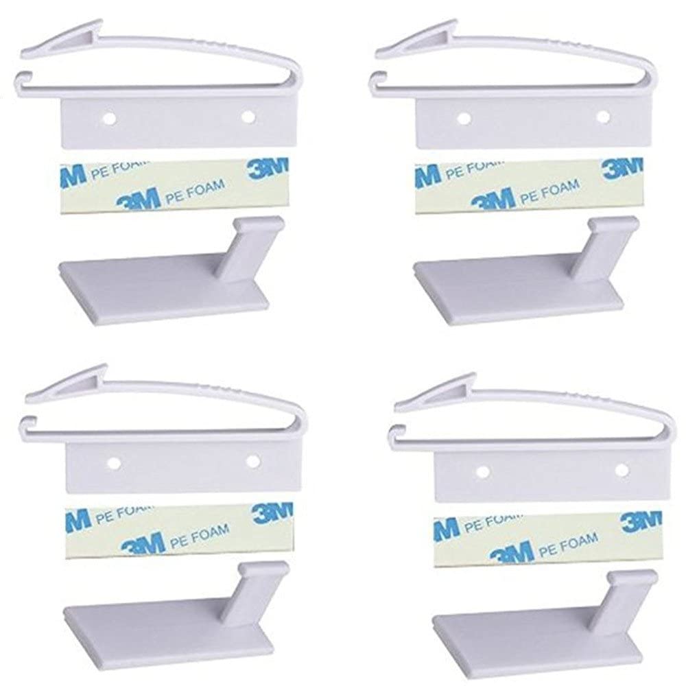 4 Pack Invisible Drawer Lock,Childproof Hidden Lock for Cabinet and Other Furniture Cupboard,Sliding Drawer Locks, Tool-Free Installation