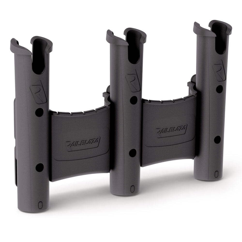 Railblaza Unisex's RodStow Rod Holder Triple with Caddy Black, One Size