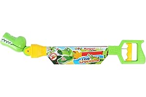 JCRBILW Claw Grabber Toy Robot Grabber Tool Robot Funny Kids Grabbing Pick Up for Kids Boys and Girls, Green Crocodile