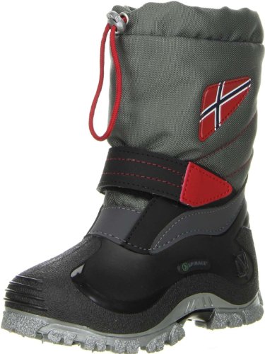 SPIRALE Kinder Winterstiefel Snowboots 100% Cadmium Nickel Blei FREI Khaki, Farbe:Khaki, Größe:26