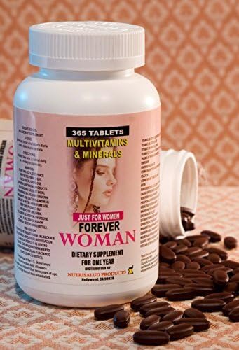 Multivitaminas Forever Woman 365 tabletas para todo un ao. Especialmente para la mujer, Combaten cansancio, aumentan la energia, elevan defensas del cuerpo. by Nutrisalud Products