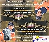 2018/19 Upper Deck Series 1 NHL Hockey MASSIVE Factory Sealed 24 Pack Retail Box with 192 Cards & Game Jersey Card! Includes SIX(6) YOUNG GUN ROOKIES, 3 Canvas Cards & 4 Portrait Inserts! WOWZZER!