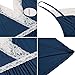 HOTOUCH Women Lace Sleepwear Dress Nightgown Chemise Full Silp Nightwear Peacock Blue M