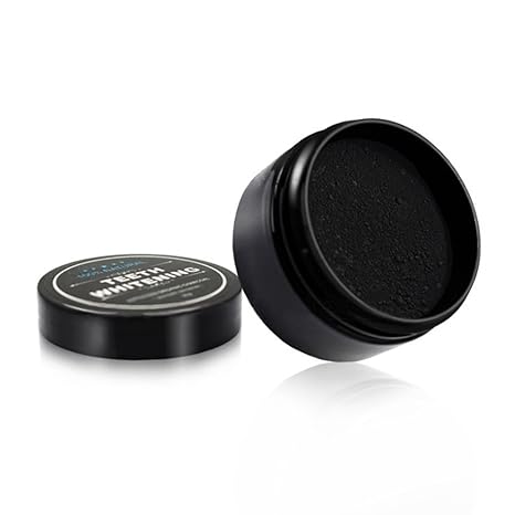 ROSENICE Bambus Aktivkohle Pulver Natürliche organische Zähne Whitening Holzkohle für Mundpflege (Schwarz)