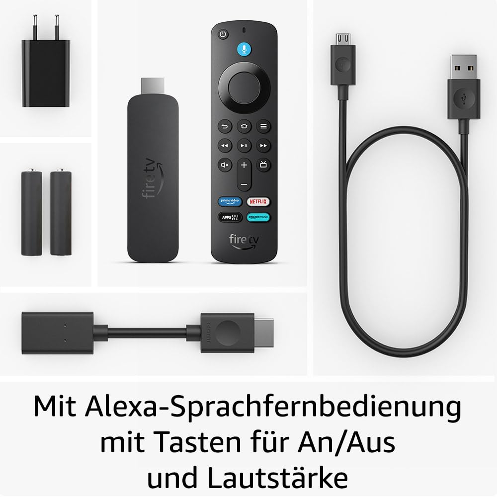 Amazon Fire TV Stick 4K, mit Unterstützung für Wi-Fi 6 sowie Streaming in Dolby Vision/Atmos und HDR10+ 6