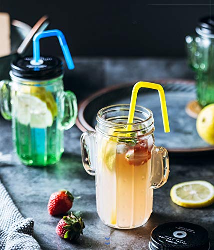 YWT Kreative Kaktus-Glas-Steigungs-Stroh-Trinkbecher-Saft-Tasse mit Deckel für kaltes Getränk-Fruchtsaft-Bier-Wein… – Bild 6