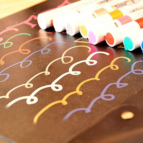 Yamalans 1PC Colorful Tyre Paint Marker Pens,Waterproof Car Tyre Tire Tread Rubber Metal Permanent Paint Marker Pen Yellow One Size