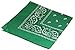 Soophen Paisley One Dozen Cowboy Bandanas (Green 22 X 22 in, 12-Pack)