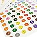 756 Essential Oil Labels / Aromatherapy Labels - Color Coded Bottle Labels (Includes Blank and Pre-Printed) - Small & Oval Shaped Labels -Multicolor - 24 Sheets of Stickers