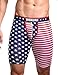 sandbank Men¡¯s American Flag Compression Shorts Running Workout Gym Summer Tight Shorts (US M: Waist 33